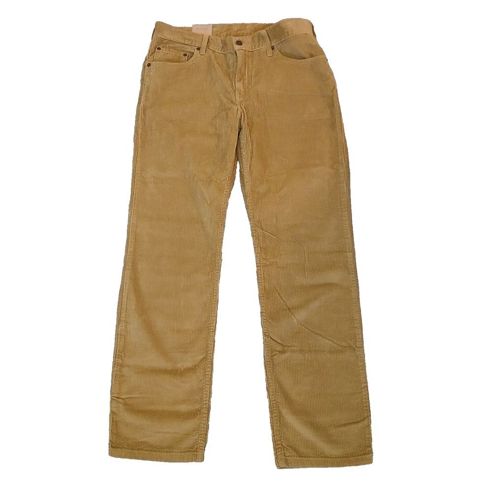 Levi's Women‎ Corduroy Size 29x30 Brown Jeans Pants Classic Straight Leg New